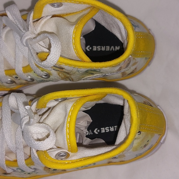 Converse CTAS Kids High-Top Sneakers with Dog Print Yellow Detail Size 13 - Picture 14 of 14